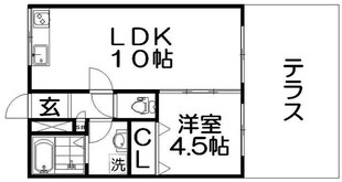 セラフィーコート東香里園の物件間取画像